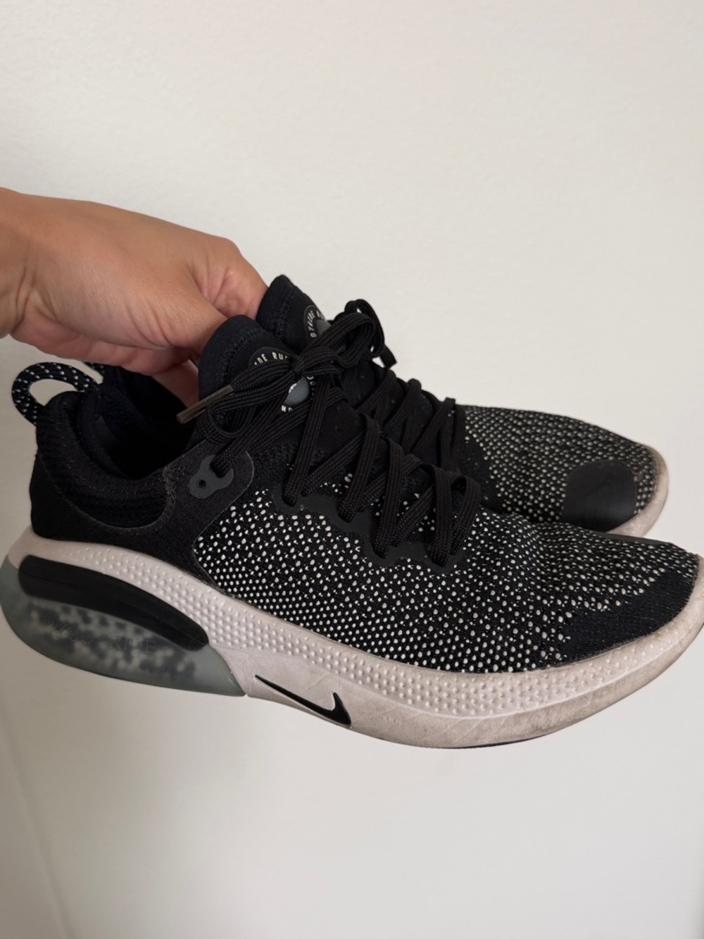 Nike Women’s Joyride Run Flyknit shoe in ‘Oreo’